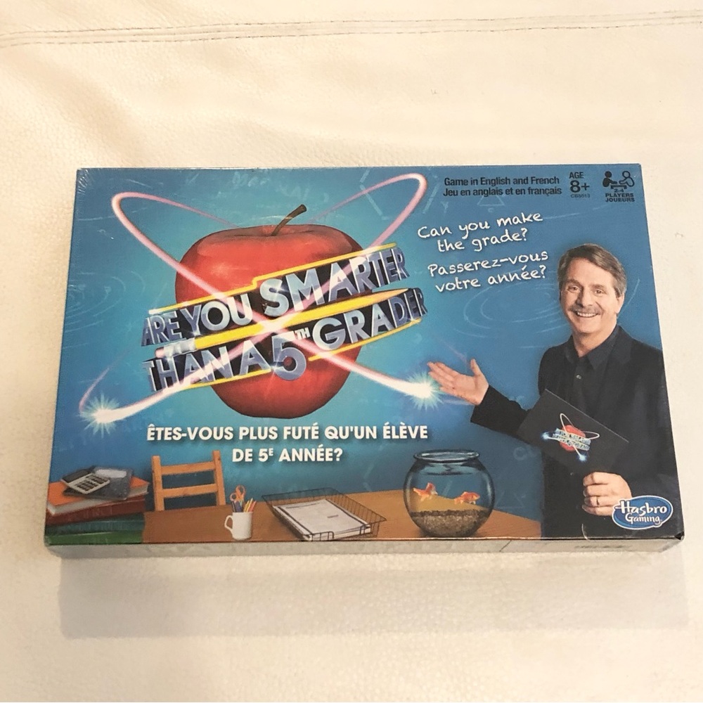Are You Smarter Than A 5th Grader Board Game New (English & French)